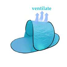 1pc Fully Automatic Pop-Up Camping & Beach Sun Shelter, Outdoor Uv Protection Tent