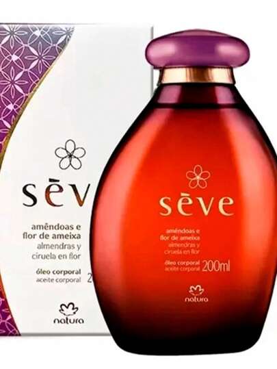  Óleo Séve Amêndoas e Flor de Ameixa - Pele Macia, Hidratada e com Brilho Natural - Natura - 200ml