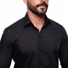 Men Shirts - màu đen - Xem 3