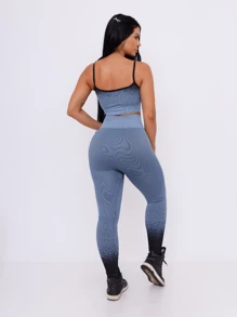 Women Two-Piece Outfits - Màu xanh bụi bặm - Xem 3