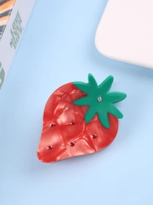 1 Bộ kẹp tóc theo chủ đề trái cây mùa hè tối giản có hình dâu, anh đào, chuối, bơ và dứa, thích hợp cho hàng ngày, tiệc tùng, lễ hội, kỳ nghỉ, quà tặng dễ thương - Nhiều màu - Xem 13