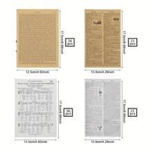 57pcs Scrapbook Vintage Junk Journal Paper For Scrapbooking And Decoupage Back To School - White - View 2