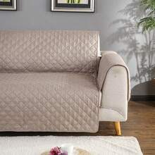 客廳沙發套防滑沙發墊1/2/3座位套,客廳家具保護罩 - 卡其色 - 查看 5