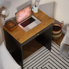 Escrivaninha Multifuncional com 1 Gaveta Sala / Quarto / Escrirório / Estudo - Estilo Varias Cores