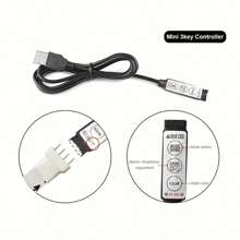 Led Đối với Phòng ngủ , Điều khiển , Phích cắm Và Chơi , Điều chỉnh Màu sắc , Có thể Cắt , Dễ dàng để cài đặt , Thích hợp Đối với Lễ hội Bầu không khí , TV Bối cảnh Và Buổi tiệc Bầu không khí , Nhà  Đồ trang trí , Niềm vui , Trẻ em Trang trí phòng - Nhiều màu - Xem 7