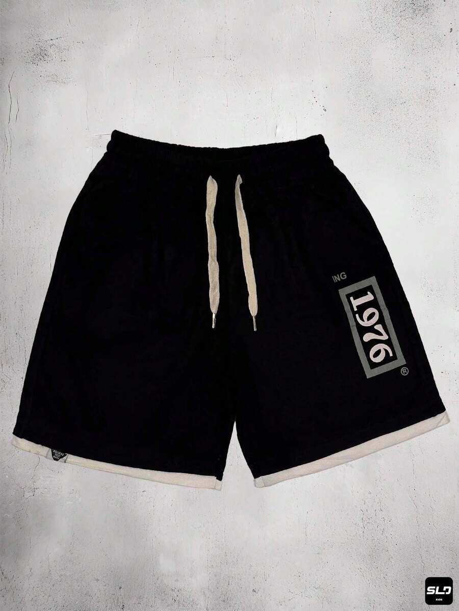 Teen Boys Shorts - Black - View 1