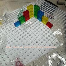 32*32 Dots Base Plates Transparent Small Particle Building Block Plate Single Side DIY Bricks ABS Plastic Assembly Plate Child Toy Winter Gifts Color Block Color Blocks ,Mini Bricks ,Building Brick ,Plastic Kid Plates