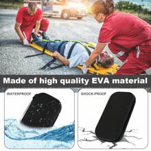 1pc Stethoscope Case Shockproof Stethoscope Bag,Travel Portable Stethoscope Carrying Case Heavy-Duty Stethoscope Storage Bag Lightweight Stethoscope Case For Nurses Doctors - Black - View 3