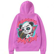 Men Sweatshirts - 玫紅色 - 查看 1
