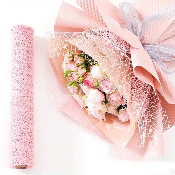 1roll, Handmade DIY Wrapping Paper 50cm Wide*5yard Long - Perfect For Wedding, Scrapbook, And Gift Packaging,Christmas