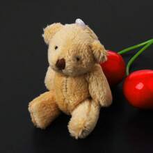 Set de 5 ositos de peluche mini con articulaciones en estilo lindo, oso de peluche, juguetes de peluche para mascotas, juguetes de oso de peluche