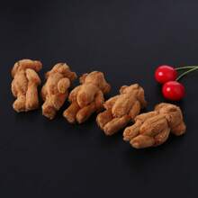 Set de 5 ositos de peluche mini con articulaciones en estilo lindo, oso de peluche, juguetes de peluche para mascotas, juguetes de oso de peluche