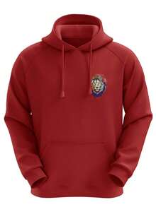 Men Hoodies - 紅色 - 查看 2