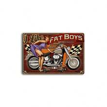 1 Miếng Sắt Nghệ thuật Trang trí tường , Phong cách châu Âu Cà phê Đồ trang trí , Trang trí Bức tranh Với Làm đẹp , Xe máy & Áp phích Mẫu - Nhiều màu - Xem 8