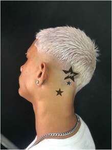 20 Pezzi Tattoo Adesivi Temporanei Personalità Uomini Ragazza Fresca Freddo Inverno, Adesivi Tatuaggio Per Parti Nude Del Corpo Come Schiena Mano Dita Collo Orecchio Per Un Look Cool In Occasione Di Feste, Bar E Street Style Y2k tatuaggi finti
tatuaggio
tatuaggi temporanei