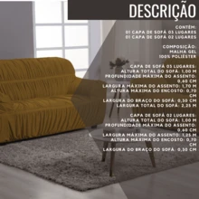 3-Seater Spandex Sofa Cover - Màu Mù tạt vàng - Xem 4