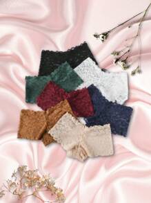 SET de 6 Calzones Cacheteros Con Detalle de Encaje Suave y Sensual - Multicolor - Ver 1