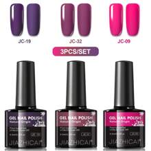 8.5ml/3PCS Neutral Gel Nail Polish Set White Black Golden Blue Yellow Green Red Pink Purple Summer 2024 Colors Nail Polish Kit Nail Polish Soak Off UV LED Nail Lamp Nail Art Manicure Salon DIY At Home Nail Supplies For Beginners - Multicolor - View 11
