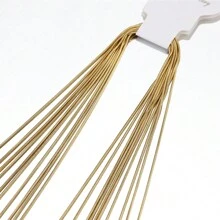 5pcs Fashionable Stainless Steel Snake Chain Necklace With Lobster Clasp And Extension Chain, Good For Making Diy Jewelry, Semi-Finished Chain