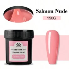 5.29 Ounces Of Nail Extension Gel French Acrylic Gel Immersion UV LED Nude Pink - Perfect For French Nail Art, Hard Gel Formula, Long-Lasting, Nourishing Ingredients, Nail Art Accessory