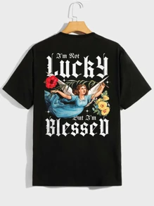 Men T-Shirts - 黑色 - 查看 1
