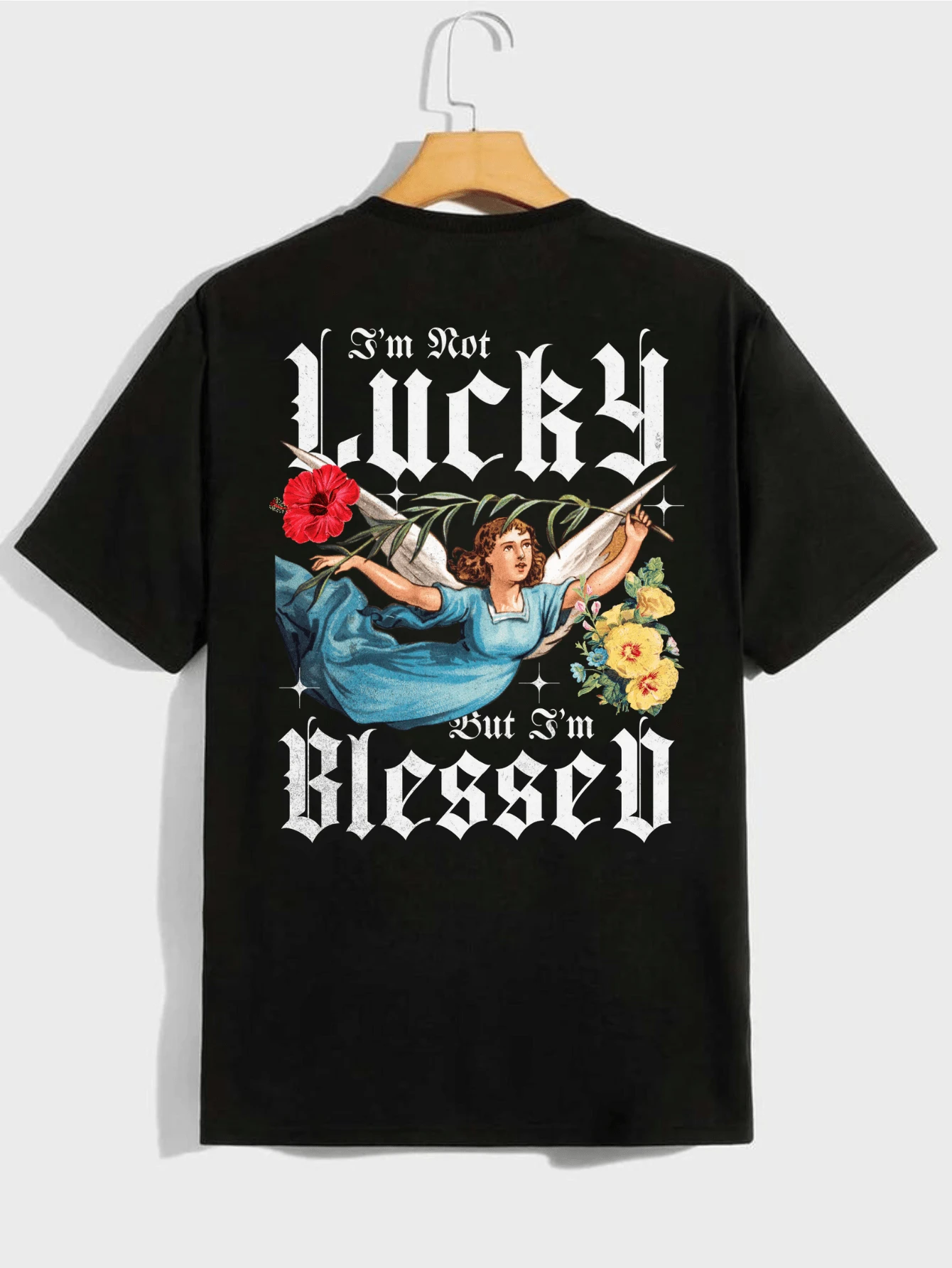 Men T-Shirts - 黑色 - 查看 1