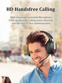 全新升级版 BT 5.1 无线耳机 TWS HIFI 无源防噪耳机带高清麦克风 3D 环绕立体声适用于游戏音乐视频 - 白色 - 查看 5