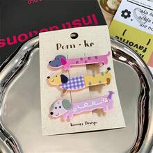 3 Siêu Phim hoạt hình dễ thương Chó nhỏ Tóc mái Kẹp tóc Vui Thú vật Ghim Bobby NỮ Cô gái Nữ Trắng Con voi Món quà Hàn Quốc Kawaii Kẹp tóc Tóc Nắm chặt Kẹp tóc Phụ kiện Kẹp tóc Mũ đội đầu cho thú cưng Vật trang trí Kẹp tóc Mới Cho mùa xuân 2024 - Nhiều màu - Xem 3