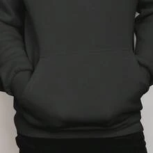 Men Hoodies - 黑色 - 查看 3