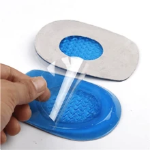 Silikon Gel Einlagen Fersenpolster Für Füße Sohlen, Lindern Fußschmerzen, Schutzeinsätze Für Sporen Und Schuhpolster Zur Fußpflege Und Massageunterstützung