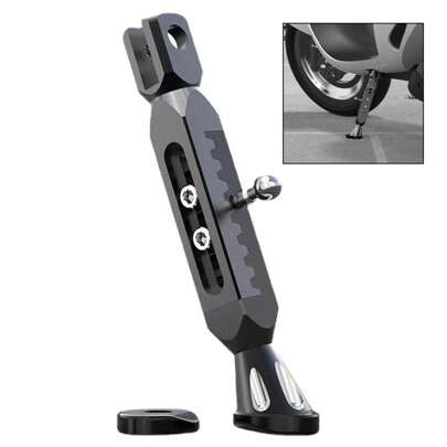 Soporte Universal para Pie de Motocicleta,Soporte Lateral de Pie Universal para Motocicleta,Soporte para Pie de Moto Ajustable,Aleación de Aluminio CNC Pata de Cabra para Motocicleta,Scooter,Bicicleta
