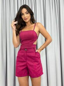 Women Two-Piece Outfits - Rosa Fucsia - Ver 1