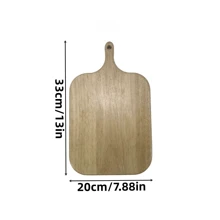 1pc Large Wooden Pizza Tray/Cheese Board/Dessert Tray/Steak Platter/Cutting Board/Fruit Plate, Multi-Function Household Easily Cleaned Serving Tray, Elegant For Restaurants