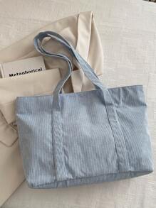 Bolso de mano grande de pana de unicolor simple, útiles escolares, bolsa escolar, vuelta al colegio, bolso escolar grande, gran capacidad, portátil, adecuado para adolescentes, mujeres, estudiantes universitarios, niños y hombres, principiantes y trabajadores de cuello blanco, perfecto para volver al colegio, primer día de escuela, universidad, trabajo, negocios, ir y venir, al aire libre, viajes, oficina, nueva bolsa de mujer para otoño e invierno, mejor bolso de otoño