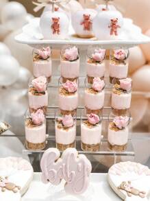 Conjunto De 10 Herramientas De Decoración De Postres - Copa De Postre De Boca Sesgada Transparente, Copa De Mousse, Copa De Plástico, Reutilizable Para Decoración De Postres, Mousse, Fiestas De Cumpleaños, Bodas, Festivales Y Otros Eventos - transparente - Ver 4