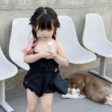 2pcs Kids Colorful Hair Extensions, Natural Looking Seamless Clip-In Hair Pieces For Highlights, Hair Accessories For Girls And Boys - Pink - View 3