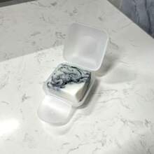 1pc Small Travel Sealed Portable Plastic Soap Box, Drainable With Lid, Various Colors Available, For Use In Bathroom, Bedroom, And Outdoors - Transparent - View 4