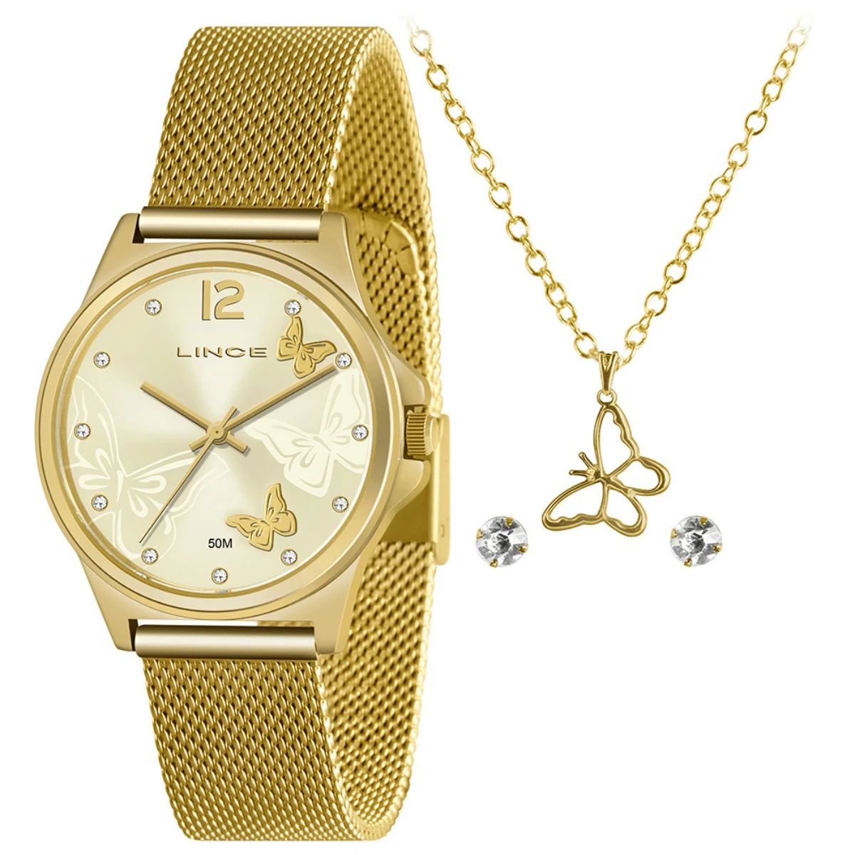 Women's Watch Sets - 金色 - 查看 1