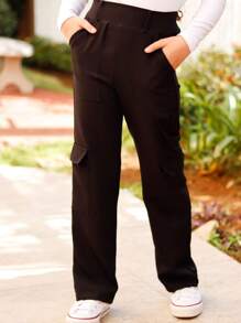 Tween Girls Sweatpants - màu đen - Xem 1