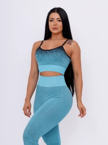 Women Two-Piece Outfits - Baby Blue - View 2