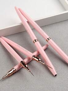 5Pcs Nail Art Liner Brushes Set Elongated Lines Striping Drawing UV Gel Painting Nail Design Pen Professional Manicure Tool - Multicolor - View 5