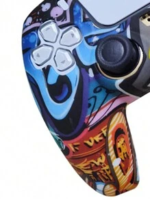 Funda protectora con agarre de silicona e impresión de agua compatible con el controlador de juego P5 - Multicolor - Ver 4