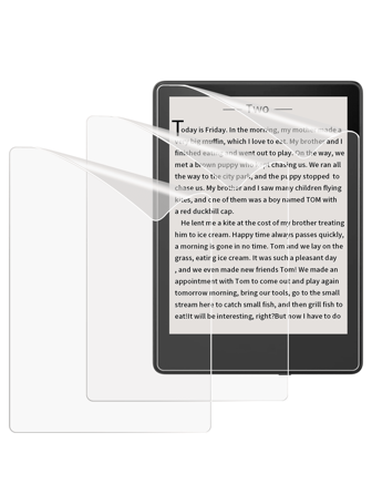 3pcs Screen Protector For New Kindle Paperwhite 11 Generation 2021 6.8 Inch / All New Kindle 2022 6 Inch / 7"Kindle Paperwhite 12th Gen 2024, Colorsoft Signature Edition, 6" Kindle 11th Gen 2024 / Kindle 10th Gen 2019 2018 Kindle Paperwhite 1/2/3 - Anti-Glare Matte Soft Film, Eye Protection Shield For Reading , Kindle 11 Anti-Scratch Reader Film Gift For Birthday, Family, Friends Pad Screen Protector, Pad Accessories Waterproof Shockproof Anti-Fall Anti-Fall Anti-Fingerprint Full Cover