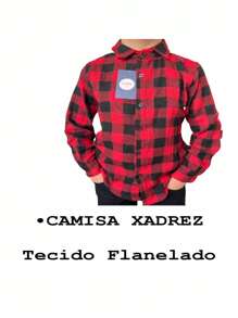Young Boys Shirts - Red and Black - View 4