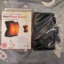 Knee Pad With Heat - Black - View 2