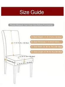 1 cái/2 cái Hiện đại Cổ điển In Bao ghế , Co giãn Polyester Slipcover Đối với Ăn uống Phòng , Chống bụi - màu xám tím - Xem 5