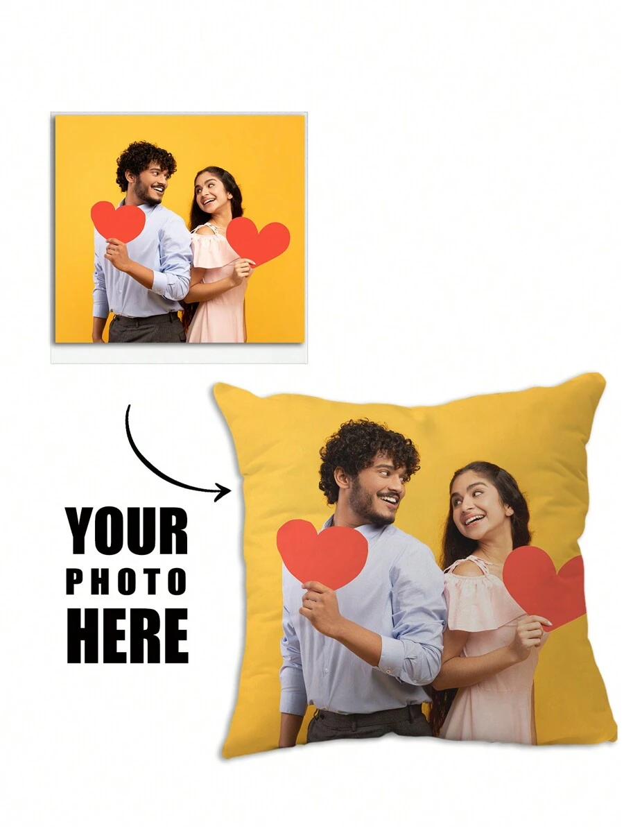 1 Miếng Tùy chỉnh Vỏ gối Đối với Nhà  Đồ trang trí Với Ngày lễ tình nhân , Giáng sinh , Lễ tạ ơn , Năm mới Mô hình , Em bé Ảnh , Cặp đôi Ảnh Và Gia đình Ảnh , Không có Đổ đầy - Nhiều màu - Xem 1