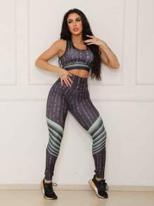 Women Sports Sets - 黑色 - 查看 3