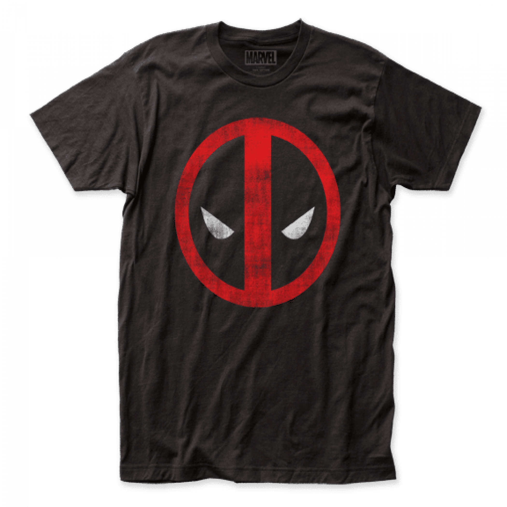 Marvel Deadpool Distressed Logo T-Shirt - màu đen - Xem 1
