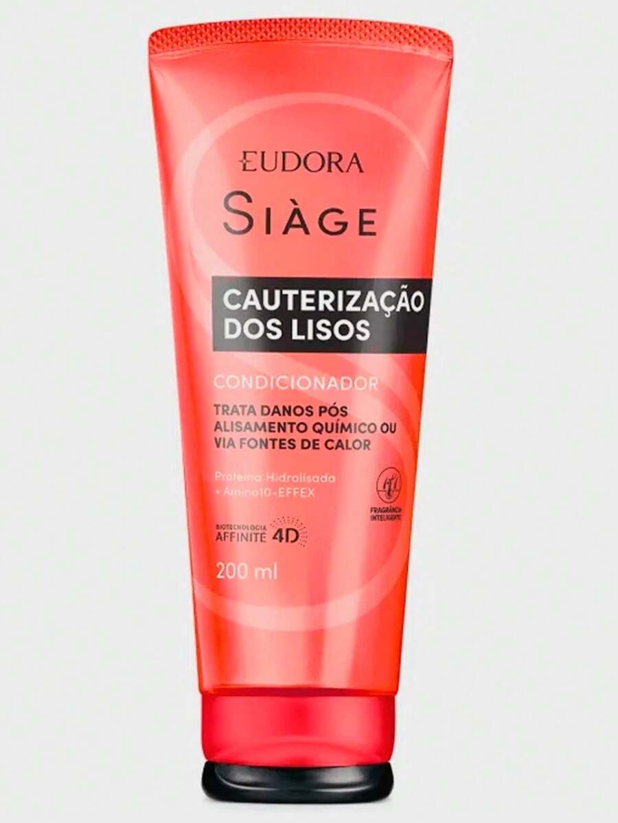 Eudora Condicionador Siàge Cauterização dos Lisos 250ml - Vermelho - Visão 1